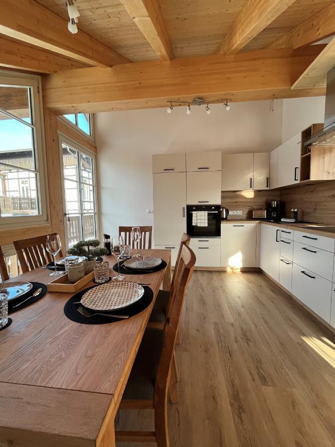 Ferienwohnung Blick Thyratal Obergeschoss Stolberg  Экстерьер фото